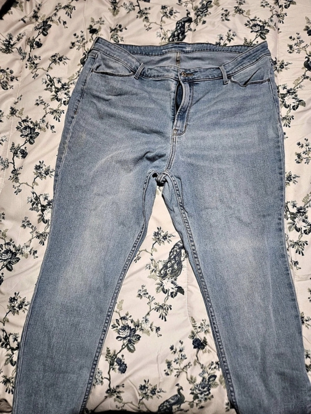 Old Navy Super Skinny Blue Waist 18